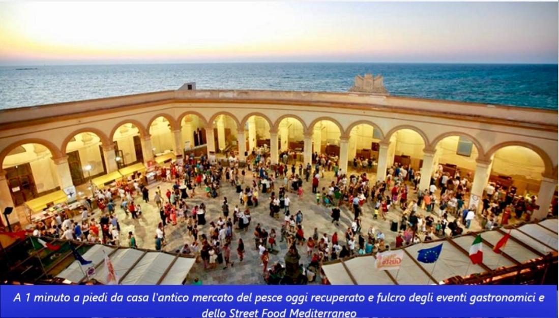 Be Mediterraneo, In Centro Sul Mare - In The Center Beach Front - 80 Mq Trapani Exterior foto